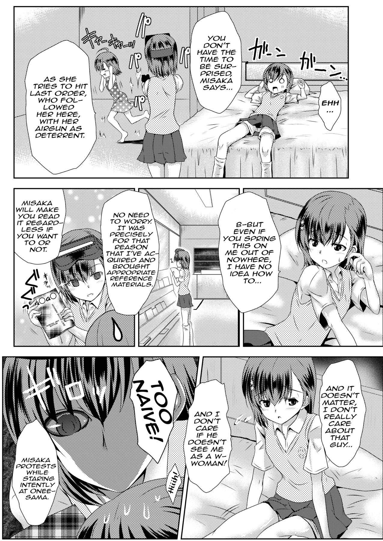 Hentai Manga Comic-Misaka x3 - To Your Honest Feelings-Read-7